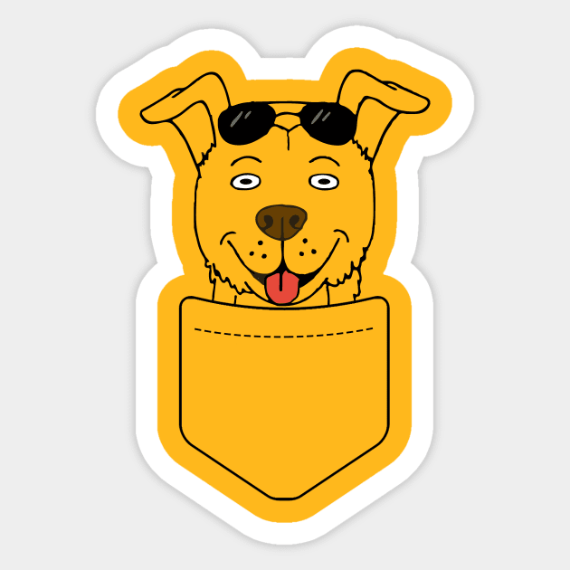 Mr Peanutbutter in your pocket! Sticker by GeleHaas